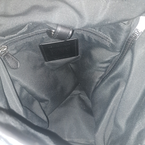 Coach Trek Blue Check Backpack - Picture 7 of 8